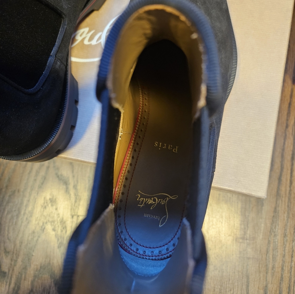 Christian Louboutin Alpinosol Suede Boot Men's Size 42 - Picture 4 of 8